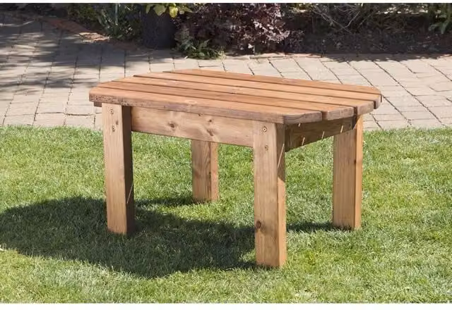 FORGEVIO Rustic Wooden Traditional Coffee Table in Brown – 1