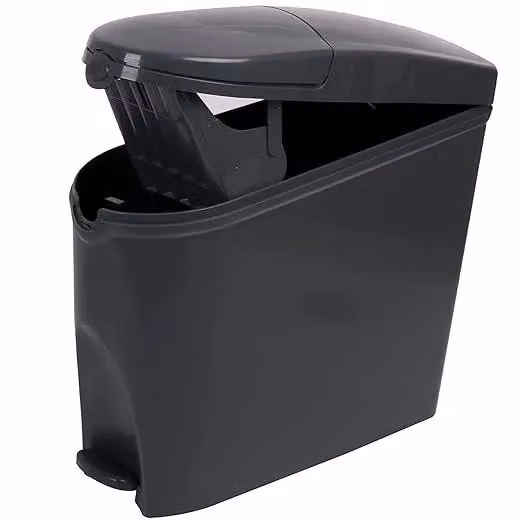 ProKleen Grey Pedal Operated Toilet Sanitary Bin with 3 x 20L Capacity and 150 Bin Liners – 2
