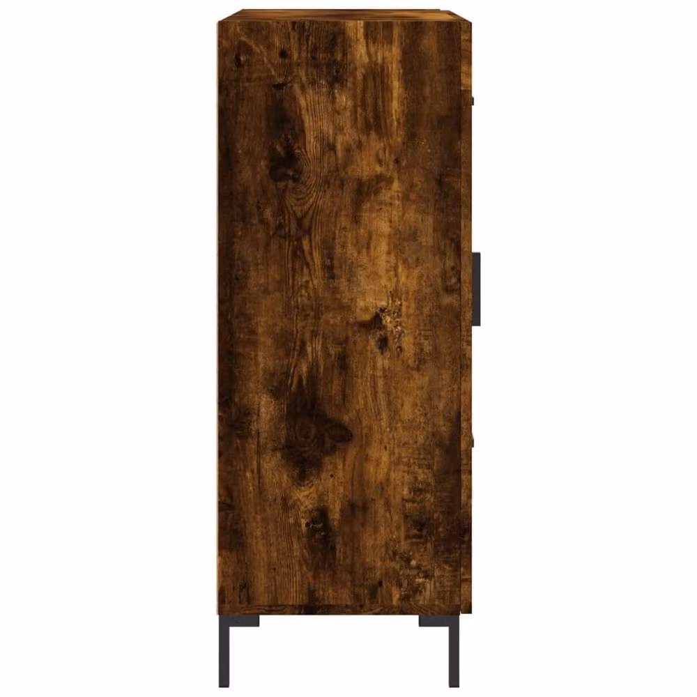 Berkfield Home Smoked Oak Sideboard in Brown, W/D/H: 69.5 x 34 x 90 cm – 5