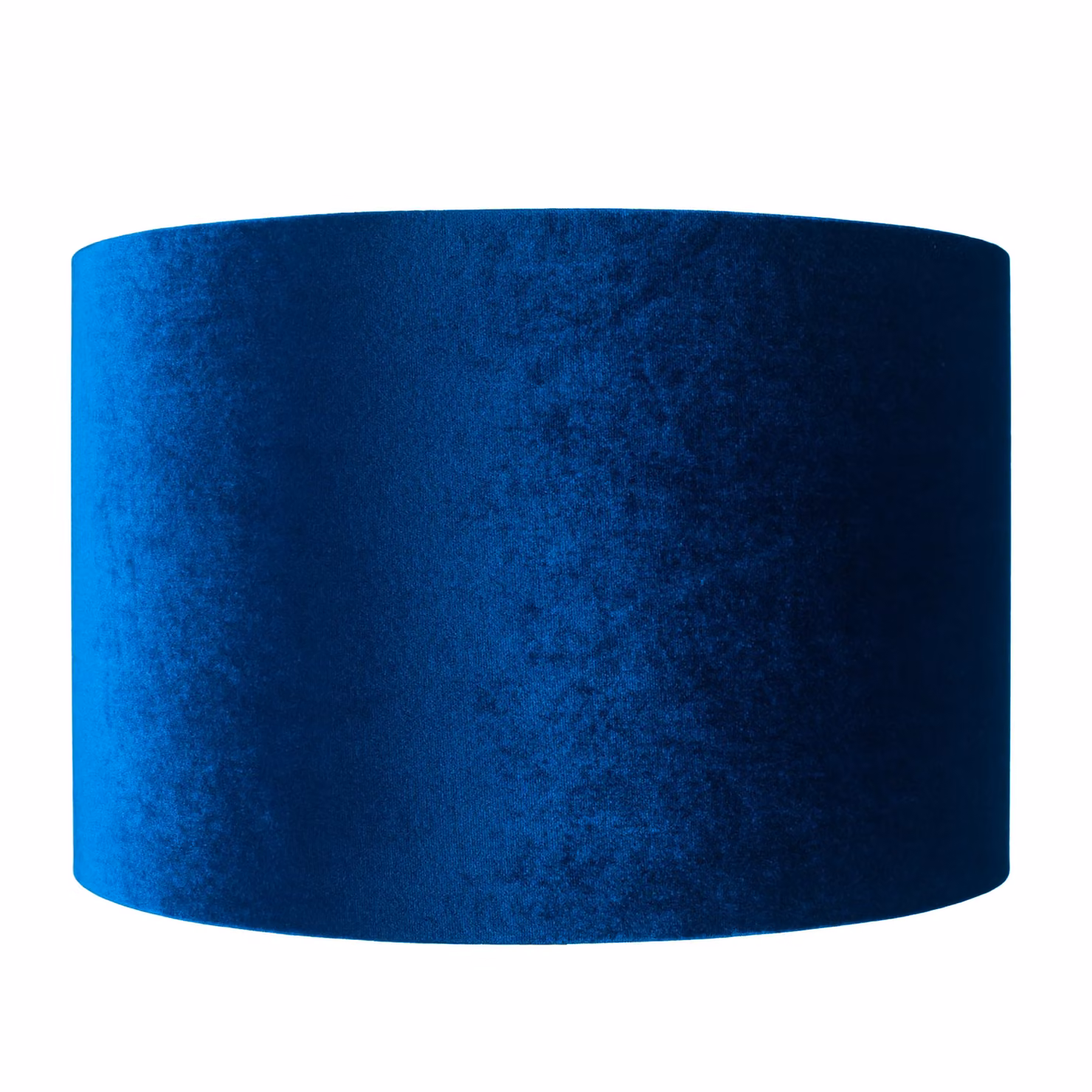 Ruma Blue Velvet Cylinder Lampshade for Table Lamps, Diameter: 45.72 cm – 4