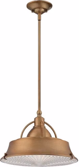Netlighting Cody 2 Light Dome Ceiling Pendant in Copper with Transparent Glass and E27 Fitting