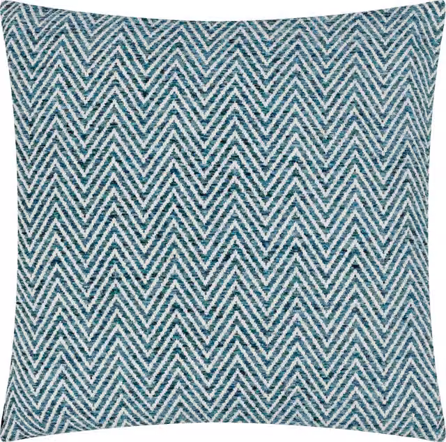 Make it a Home Petrol Blue Velvet and Polyester Square Cushion