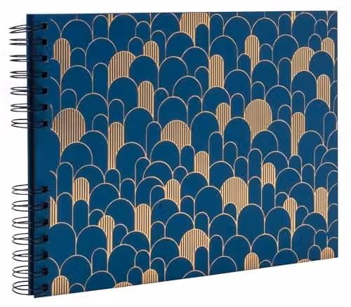 Exacompta Neodeco Spiral Photo Album, Black, W: 32 cm, H: 22 cm – 1
