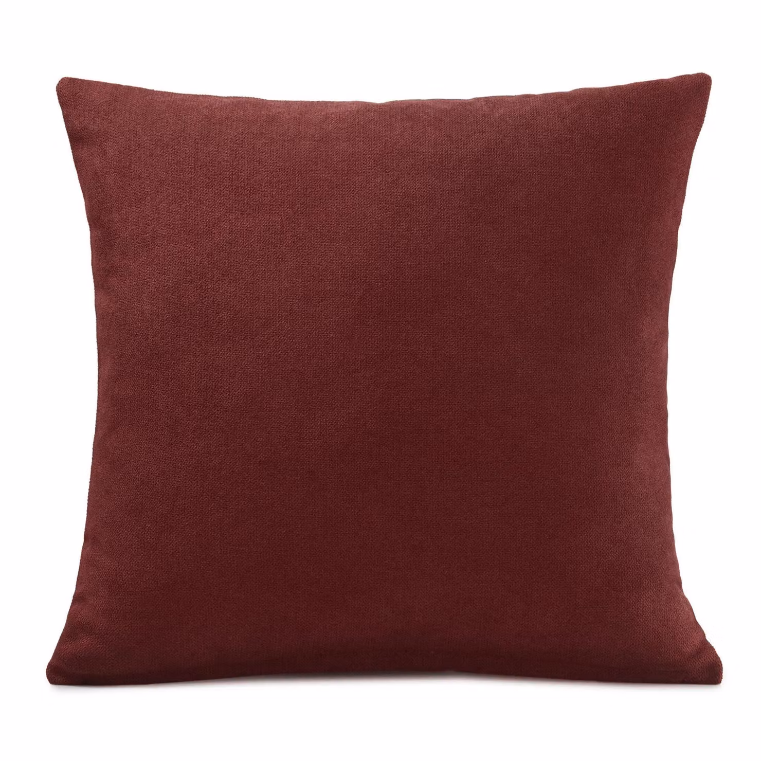 Luxor Living Red Velvet Chenille Square Cushion, W/D/H: 55 x 55 x 55 cm – 2