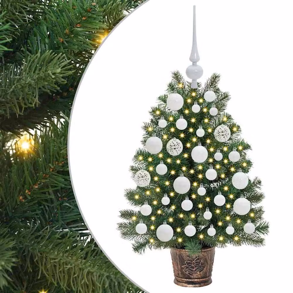 Berkfield Home Green Tabletop Artificial Christmas Tree with 150 LEDs, Height: 75 cm – 2