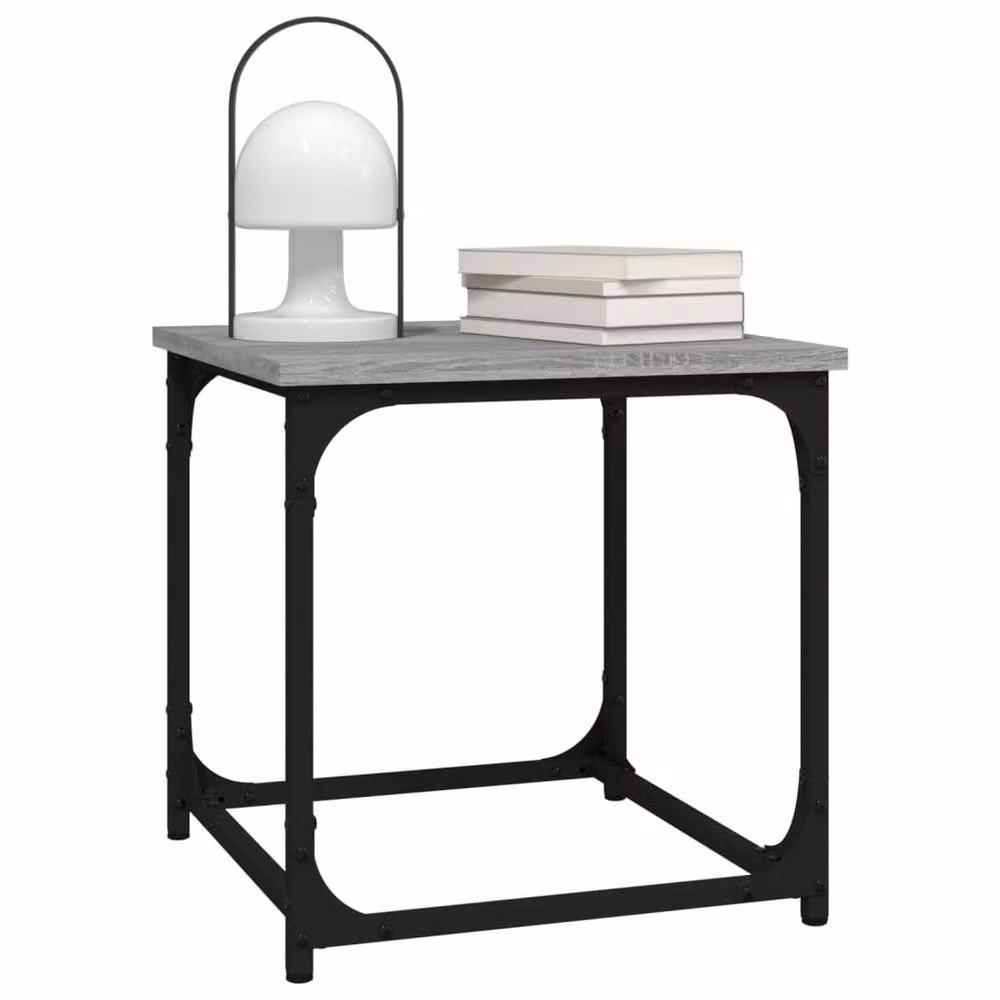 Berkfield Home Grey Sonoma Side Table, W/D/H: 40 x 40 x 40 cm – 3