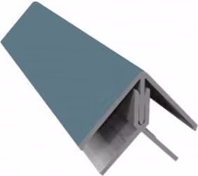 Freefoam PVC Weatherboard Cladding Two Part External Corner in Blue