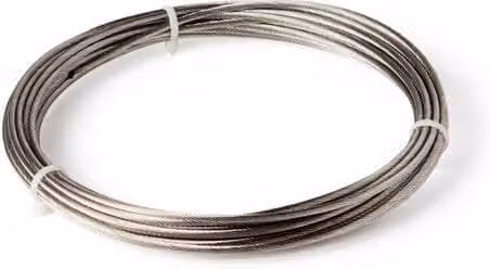 Ecoscape Silver Stainless Steel Balustrade Wire Rope, 3mm Diameter, 50m Length