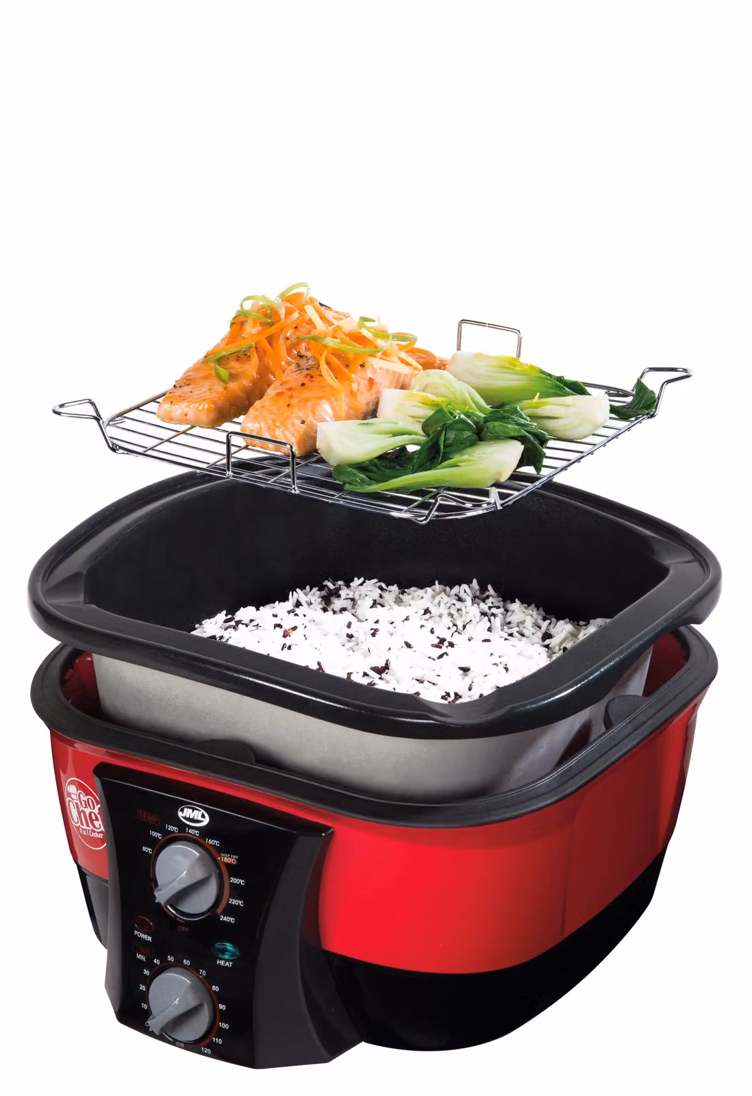 JML Go Chef 8-in-1 Cooker in Red – 4