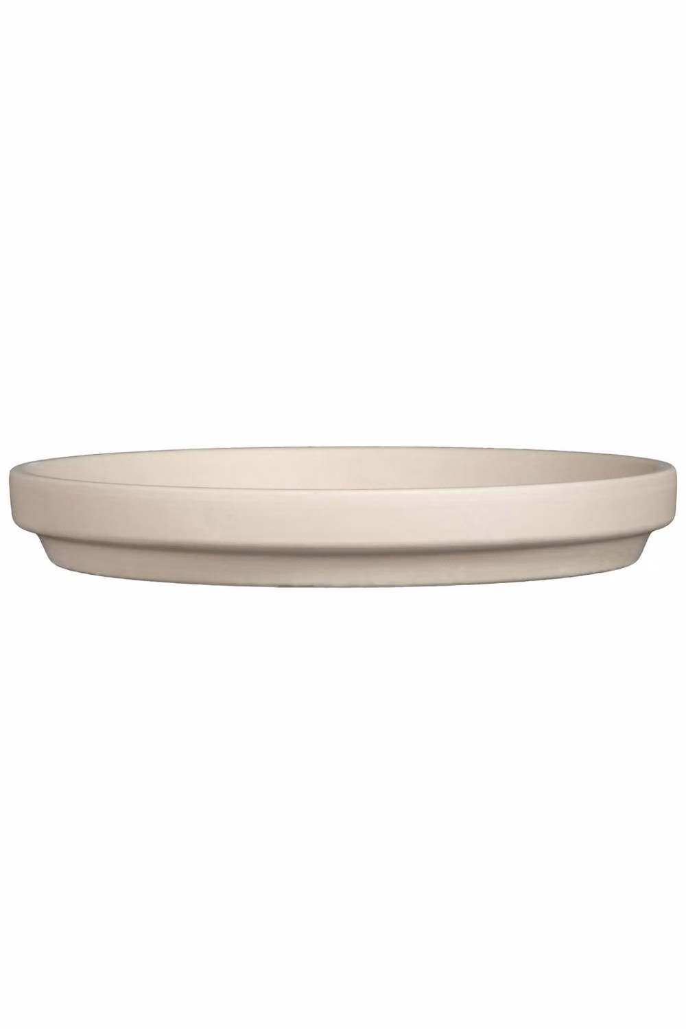 KDMD White Granite Terracotta Planter Saucer, W: 22.6 cm, H: 3.1 cm – 2