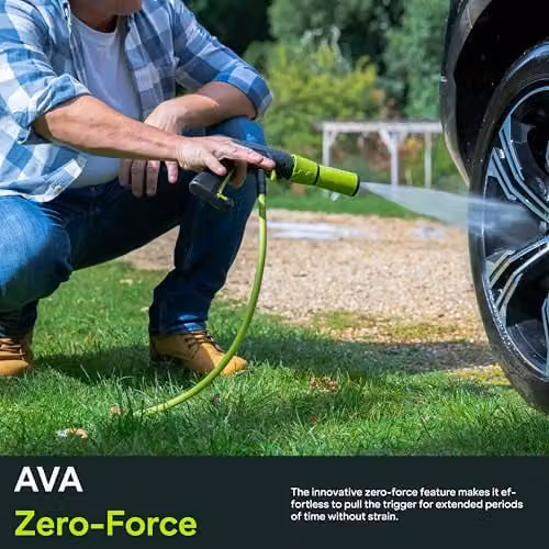 AVA Go P40 Large Pressure Washer in Grey with 120 Bar Max Pressure and 390 l/h Flow Rate – 3