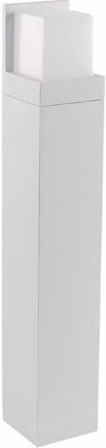 Netlighting NISMO Outdoor LED Bollard, White, H 60 x W 10 x D 10 cm, IP54, 560lm, 4000K