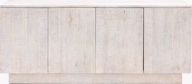 Perch & Parrow Seville Mango Wood Sideboard in Whitewash