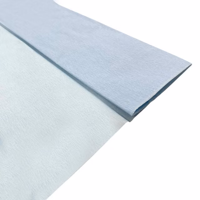 Janrax Stretchable Crepe Paper Sheets in Baby Blue