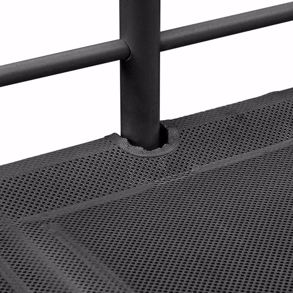 Berkfield Home Kids' Loft Bed Frame with Slide in Black and Anthracite – 3