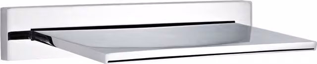 Balterley Wall Mounted Waterfall Bath Filler Spout in Chrome Silver – 1