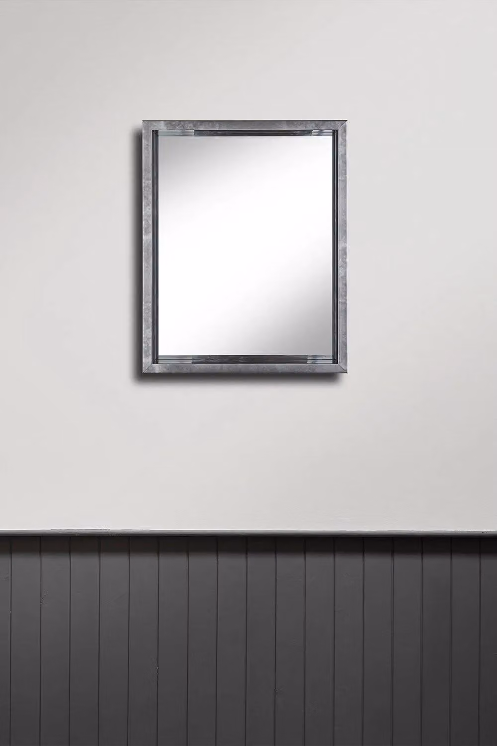 Nielsen Design Albury Accent Rectangular Wall Mirror with Metallic Effect in Grey – 5