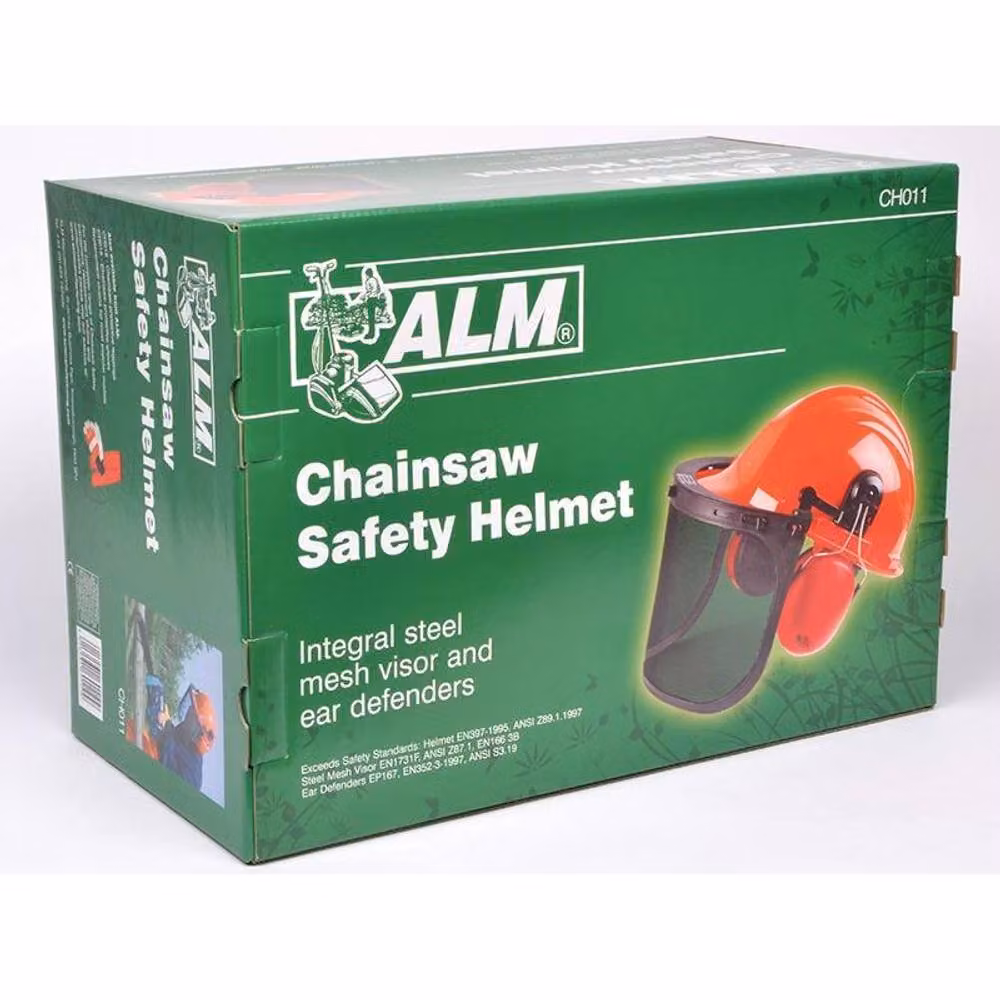 ALM Manufacturing CH011 Chainsaw Safety Helmet in Orange and Multicolour (EN 397) – 2