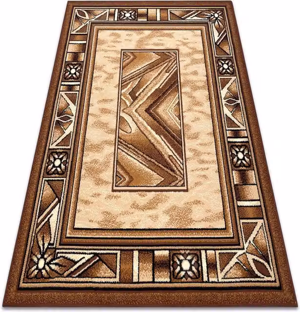 RugsX Morad Abstract Vintage Rug in Beige, W/D/H: 110 x 60 x 1 cm – 1