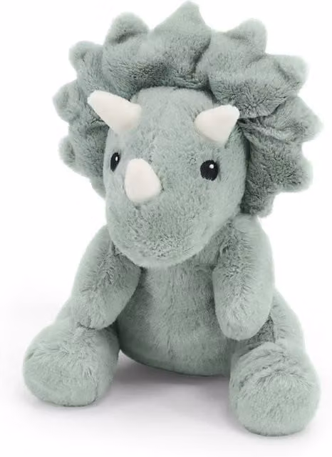 Triceratops Plush Dino Soft Toy in Turquoise and Petrol