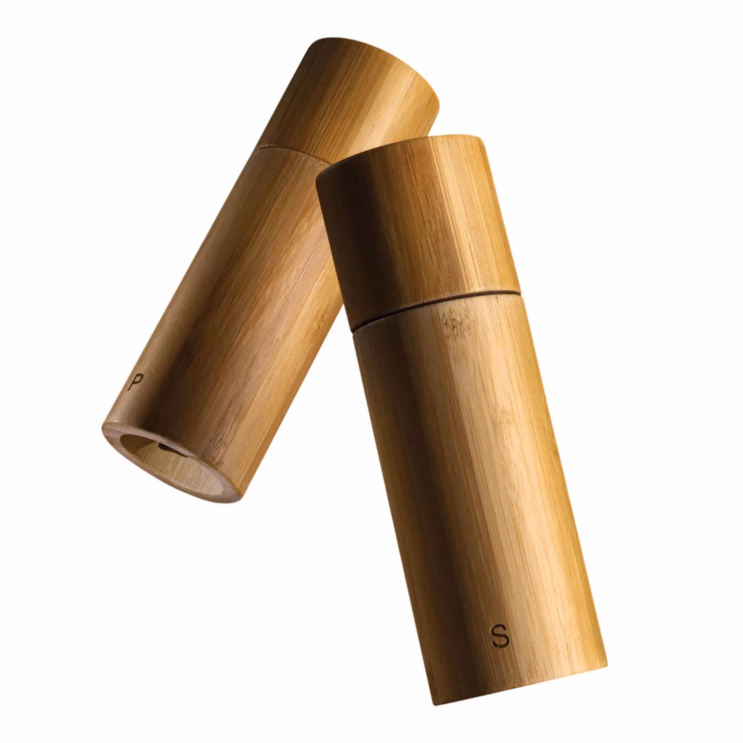 Ukiyo Bamboo and Ceramic Salt and Pepper Mill in Brown – 3