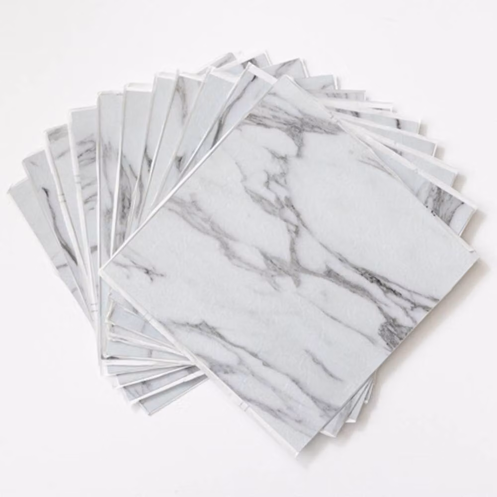 D-C-Fix Marble Grey Self Adhesive Vinyl Floor Tiles, Pack of 11, W/D/H: 30.48 x 30.48 x 30.48 cm – 2