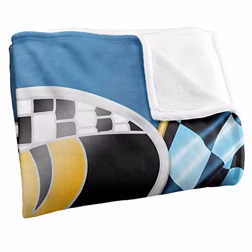 LOGOVISION Shelby Cobra Eye Logo Super Soft Fleece Throw Blanket, White, W/D/H: 152 x 127 cm – 2