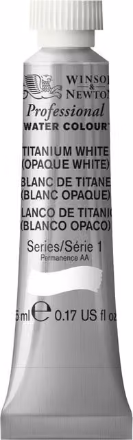 Winsor and Newton Professional Watercolour Paint Titanium White 5ml