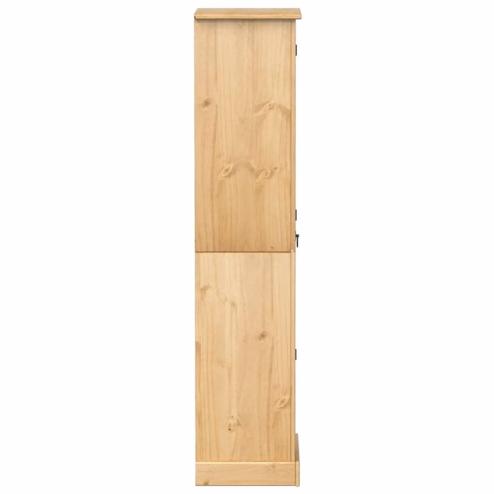 Berkfield Home Corona Wardrobe in Light Tan Solid Pine, W/D/H: 55 x 38 x 170 cm – 2
