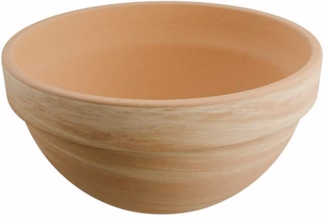 KDMD Levy Marmor Natural Terracotta Ceramic Dip Bowl, Brown, Height: 11 cm – 1