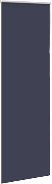 Berkfield Home Marine Blackout Roller Blind, Blue Polyester, W: 75 cm, H: 210 cm