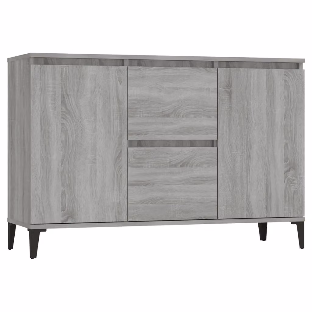 Berkfield Home Grey Sonoma Sideboard in Engineered Wood W/D/H: 104 x 35 x 70 cm – 2