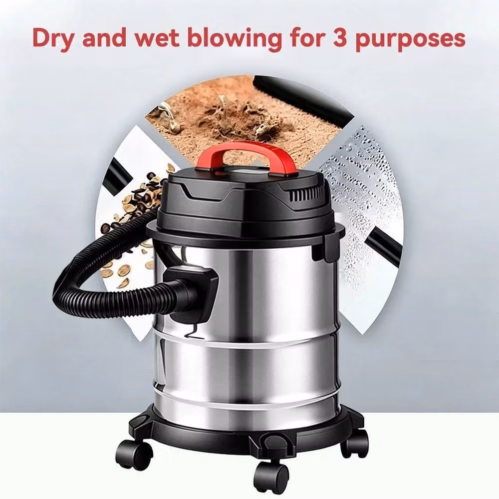 PAWNORA Silver Wet and Dry Bagless Vacuum Cleaner with Blow Function and 18L Capacity – 5