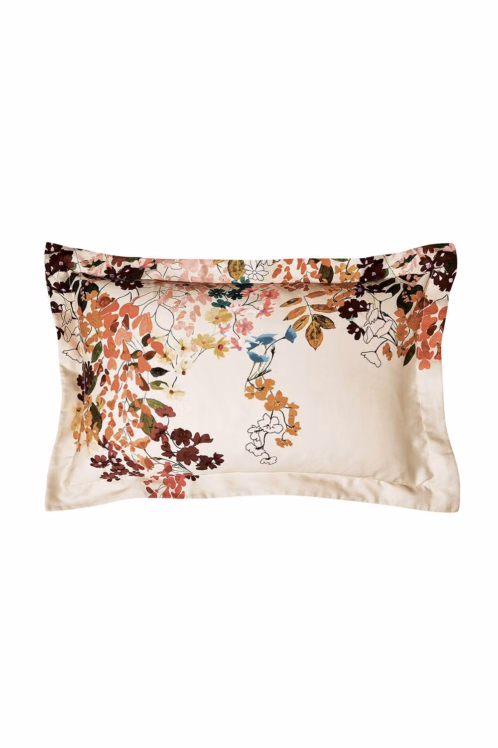 Ted Baker Wisteria Reversible Cotton Mako Satin Duvet Cover and Pillowcase Set, Multicolour, W/D/H: 200 x 180 cm – 3