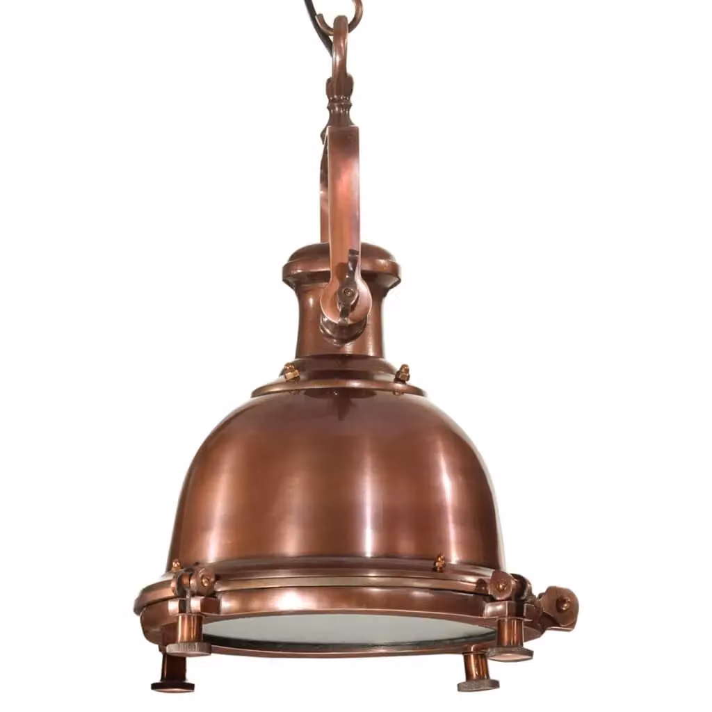 Berkfield Home Industrial Aluminium Pendant Lighting in Silver, W/D/H: 35 x 35 x 153 cm