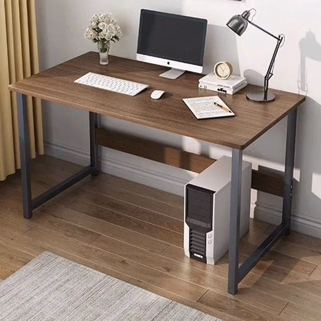 Havendro Modern Computer Desk for Home Office and Study, Brown, W/D/H: 120 x 60 x 72 cm – 1