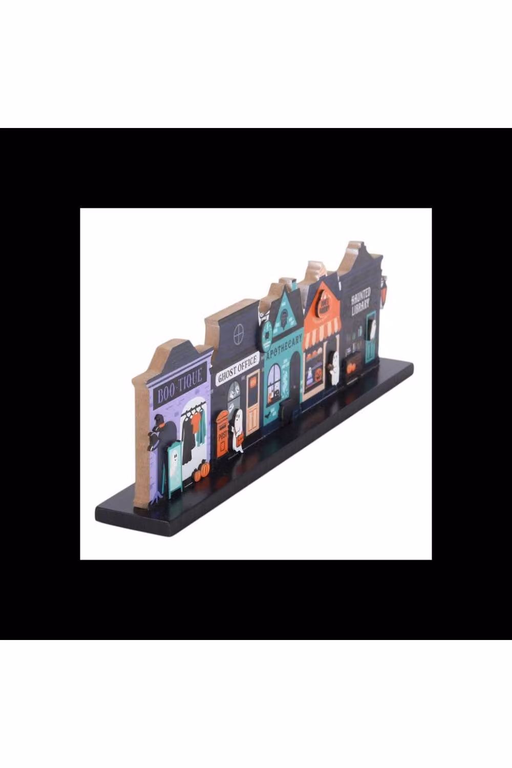 KDMD Spooky Street Multicolour MDF Halloween House Tabletop Decoration – 2