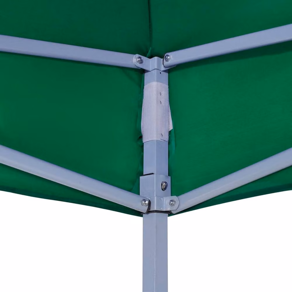 Berkfield Home Green PVC-Coated Party Tent Roof, W: 4.5 m, D: 3 m – 3