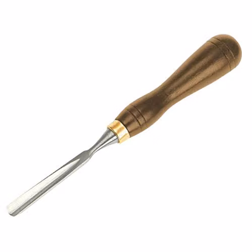 Faithfull V-Straight Parting Carving Chisel, 9.5mm, Brown