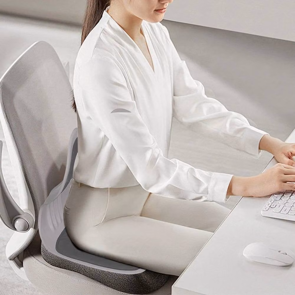 Kelvenix Grey Contoured Wedge Lower Back Lumbar Support, W: 100 cm, L: 190 cm – 2
