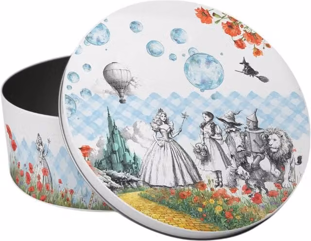 Purely Home Wizard of Oz Tales Round Small Cake Tin, Multicoloured