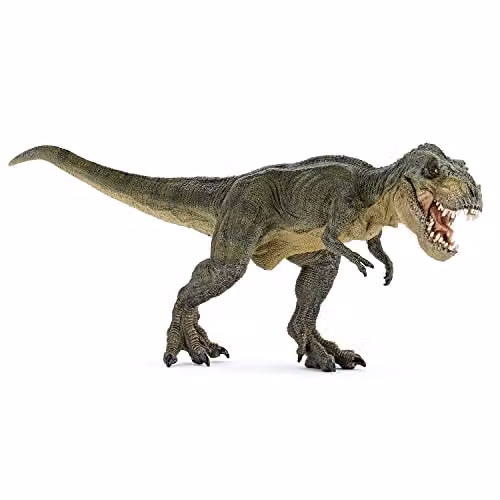 Papo Dinosaurs Collection Realistic T-Rex Dinosaur Figurine, Green
