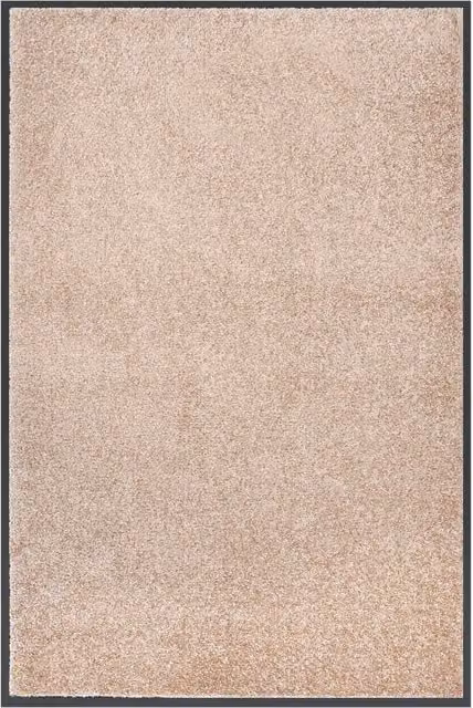 Berkfield Home Non-Slip Rectangular Doormat, Beige, W: 80 cm, D: 120 cm – 1