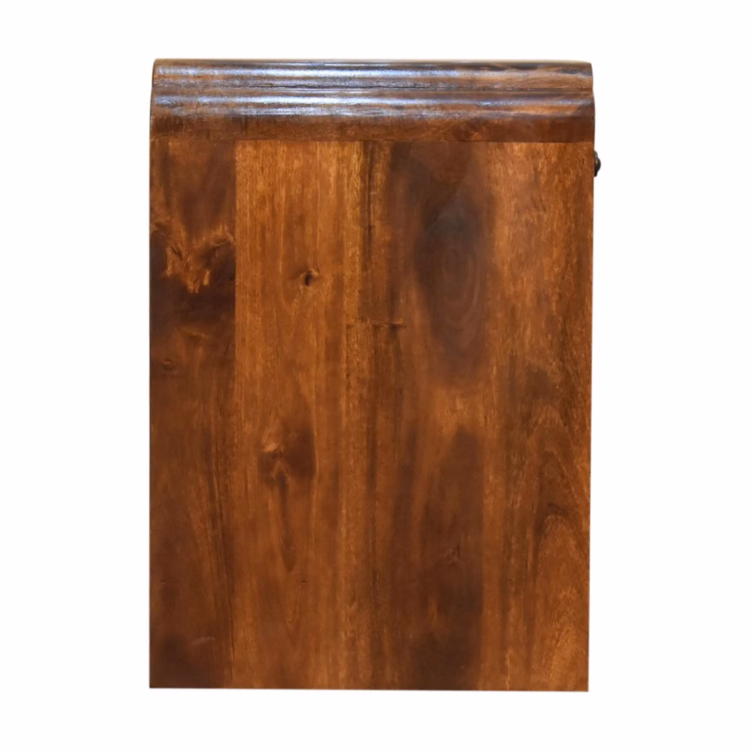 Aosom UK Newton Solid Wood Bedside Table with Drawer and Open Shelf, Brown, W/D/H: 45 x 35 x 50 cm – 5