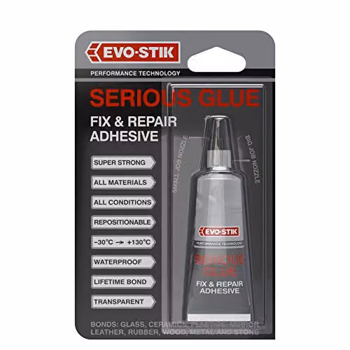 Bostik EVO-STIK Serious Glue, High Strength Waterproof MS Polymer, 33g, Transparent – 1