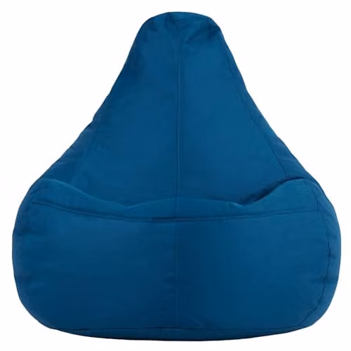Bean Bag Bazaar 2 Pack Outdoor Bean Bags with Filling Included in Petrol Blue – 4