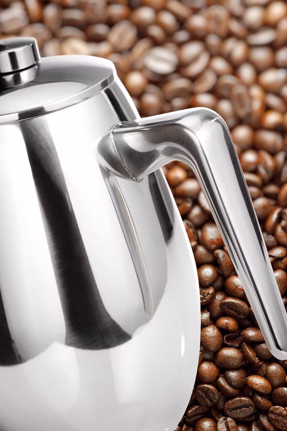 Judge 8 Cup Double Walled Cafetiere, 900ml, Metallic Silver – 7