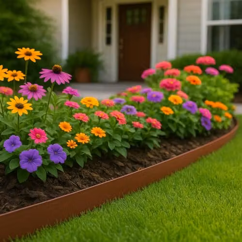 Harbour Housewares 30m Flexible Plastic Lawn Edging in Brown – 3