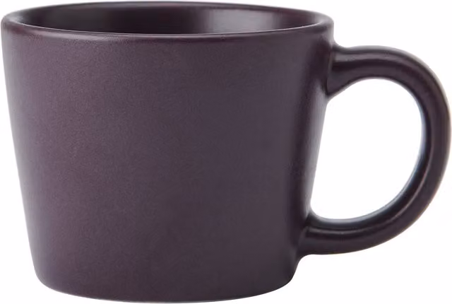 La Cafetire Ceramic Espresso Cup, 65ml, Purple