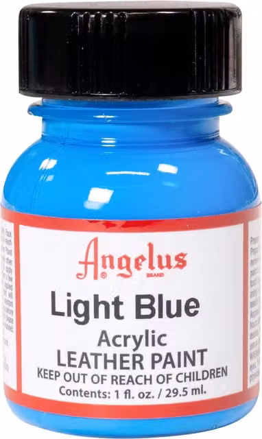 Angelus Acrylic Leather Paint Standard Colour Light Blue 29.57 ml